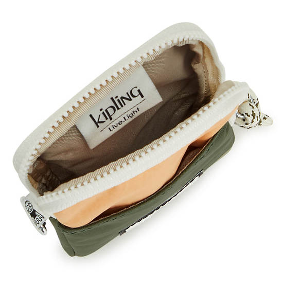 Sac À Main Kipling Clark Neck Pouch Vert Olive | FR 1960FD